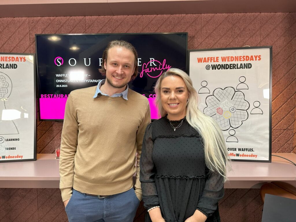 Joel Makkonen ja Emmi Lepistö Onnistuneen yritystapahtuman avaimet